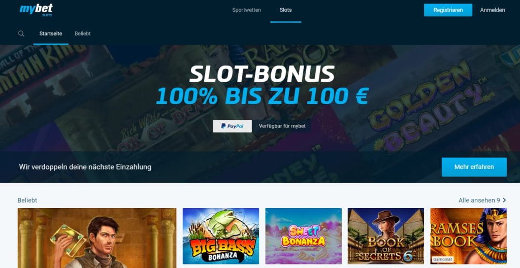 mybet Casino Webseite