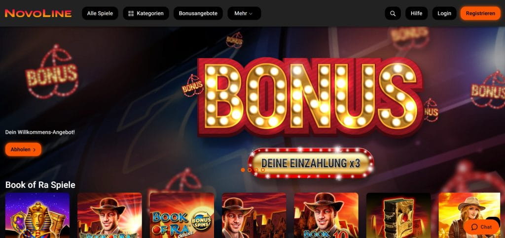 Novoline.de Casino Webseite