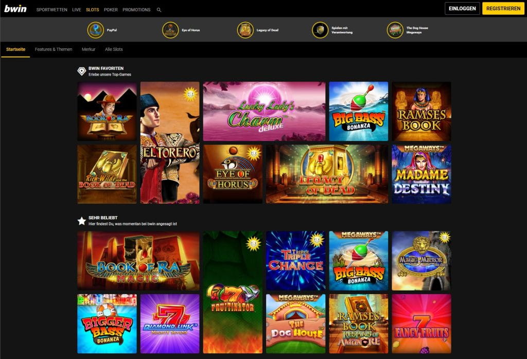 bwin slots Casino Webseite